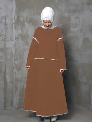 Etek Bluz Takım Nakış Detaylı