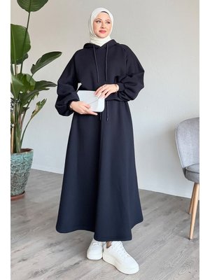 Balon Kol Sweat Etekli Lacivert Takım Balon Kol Sweat Etekli Lacivert Takım