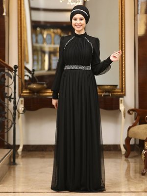 Siyah Abiye Elbise