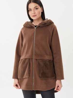 Kapüşonlu Kaşe Kaban