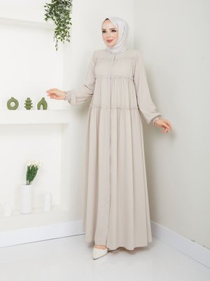 Üç Kat Model Ferace Krem Üç Kat Model Ferace Krem