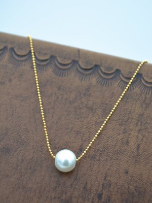 Altın Renk İncili Kolye