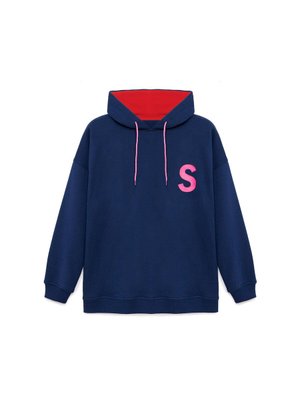 Harf Baskılı Oversıze Sweatshırt Harf Baskılı Oversıze Sweatshırt