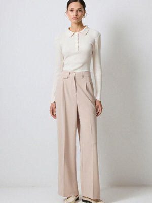 Pileli Palazzo Pantolon Pileli Palazzo Pantolon