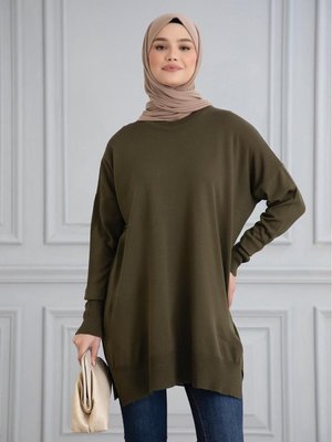 İnce Merserize Oversize Salaş Triko Tunik