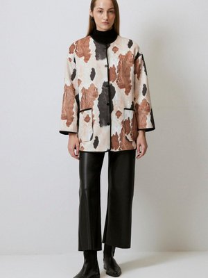 Abstract Desenli Ceket