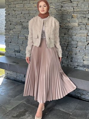 Elisa Piliseli Etek Vizon Elisa Piliseli Etek Vizon