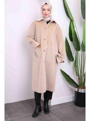 Vizon Kruvaze Yaka Oversize Kaban Vizon Kruvaze Yaka Oversize Kaban