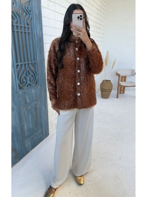 Taba Düğmeli Hırka