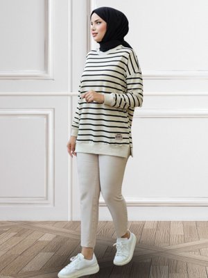 Lumieer Çizgili Tunik Lumieer Çizgili Tunik