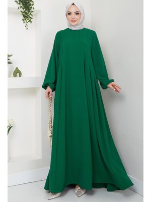 Eva Ayrobin Elbise Zümrüt Rengi Eva Ayrobin Elbise Zümrüt Rengi