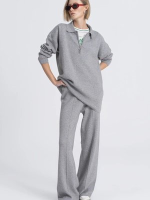 Gri Premium Triko Takım