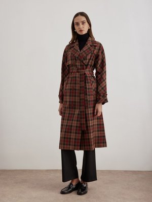 Düğmeli Kruvaze Trençkot Düğmeli Kruvaze Trençkot