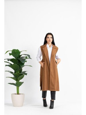 Kahverengi Kaşe Yelek Kahverengi Kaşe Yelek