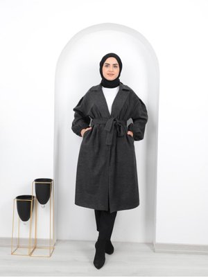 Balon Kaşe Ara Boy Kaban