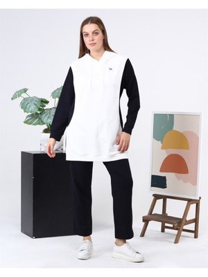 Kapüşonlu İkili Takım Lacivert