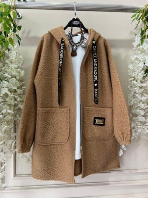 Buklet Cepli Kapşonlu Kaban