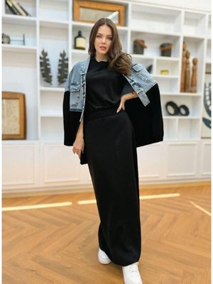 Premium Kalite Kot Detaylı Salaş Tasarım hırka Etek Ve triko İçlik Üçlü Tasarım Triko Takım