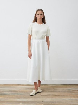 Scuba Kloş Etek Ekru