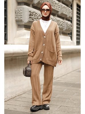 Shak Camel Triko Takım