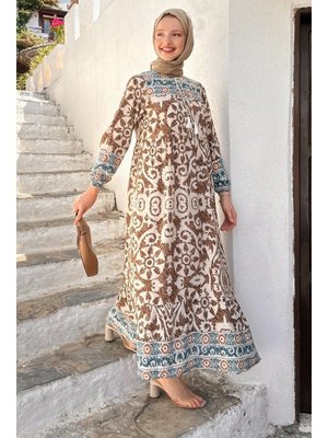 Sevilla Kahverengi Elbise