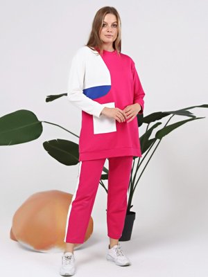 İkili Eşofman Takımı Fuşya