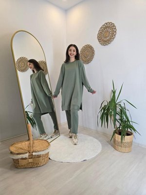 Luxe Modal Reklam Kol Sweat Takım