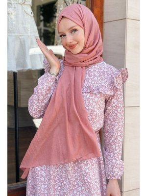 Bambu Kraş Gül Kurusu Şal Bambu Kraş Gül Kurusu Şal