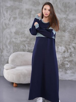 Mint Ribana Detaylı Renk Bloklu Spor Elbise Mint Ribana Detaylı Renk Bloklu Spor Elbise