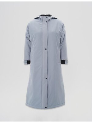 Patı Gizli Kapüşon Detaylı Anorak Mont Kirli Mavi