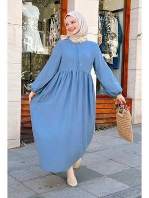 Selvi Turkuaz Elbise
