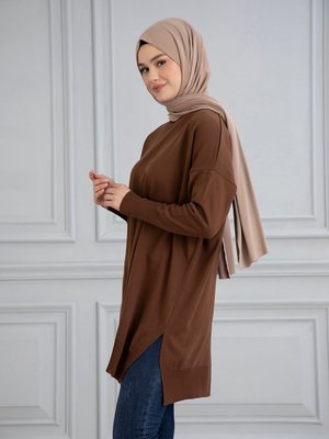 İnce Merserize Oversize Salaş Triko Tunik