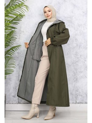 Haki Mevsimlik Trençkot