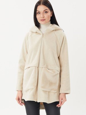 Kapüşonlu Kaşe Kaban