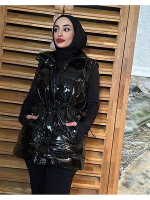 Kadın Rugan Şişme Yelek