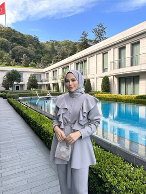 Arya Takım Açık Gri