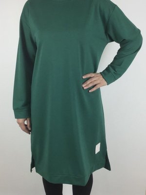 İki İplik Mevsimlik Penye Kolları Ve Yakası Ribanalı Tunik İki İplik Mevsimlik Penye Kolları Ve Yakası Ribanalı Tunik