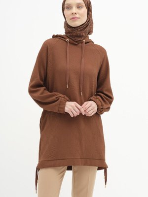 Kapüşonlu Sweat Kahve Kapüşonlu Sweat Kahve
