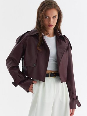 Deri Ceket Bordo Deri Ceket Bordo