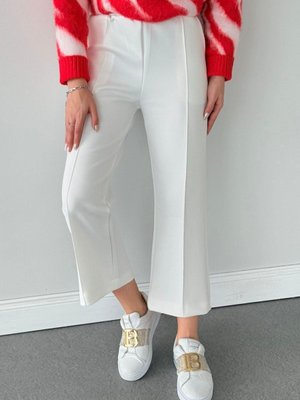 Çımalı Scuba Kapri Pantolon Beyaz