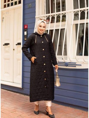 Kapitone Kapşonlu Kap