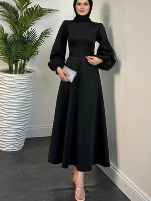 Yanni Scuba Elbise Siyah Yanni Scuba Elbise Siyah