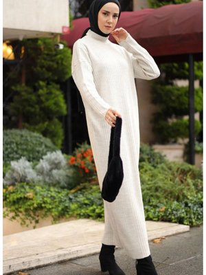 Fitilli Triko Elbise