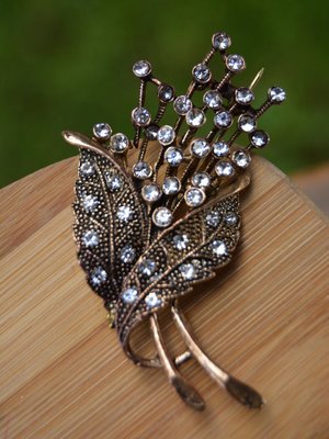 Bronz Broş Çok Renkli