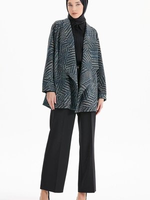 Cepli Salaş Ceket Mavi