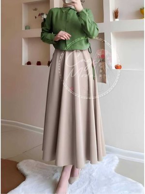 Scuba Kumaş Puf Kloş Ve Günlük Etek