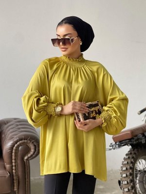 Saten Tasarım Gömlek