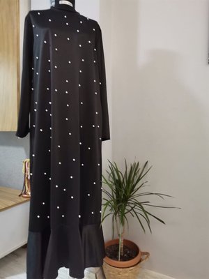 Taşlı Elbise Özel Dikim