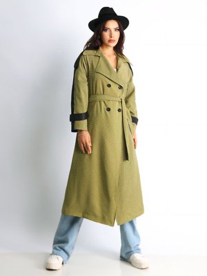 Hardal Terra Kadın Oversize Trençkot