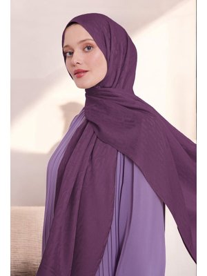 Zincir Desen Blue Jakar Şal Mürdüm Zincir Desen Blue Jakar Şal Mürdüm